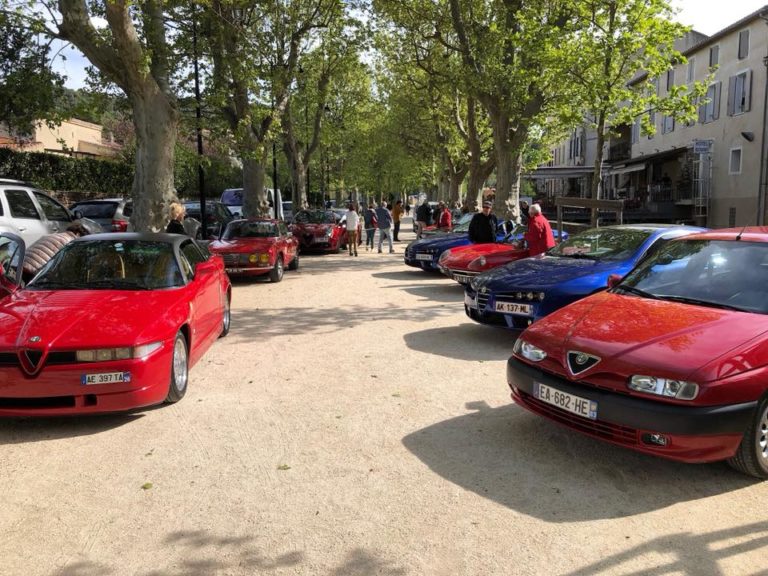 l&rsquo;Expo Rasso Resto Alfa Romeo à Collobrières(83), journée patrimoine auto FFVE