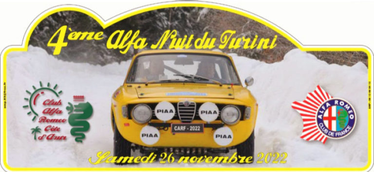 À venir : 27 novembre 2022, 4e Alfanuit du Turini